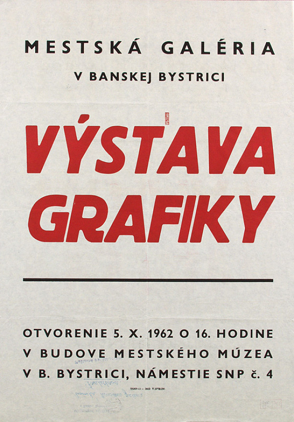 Slovenský autor – Výstava grafiky 
