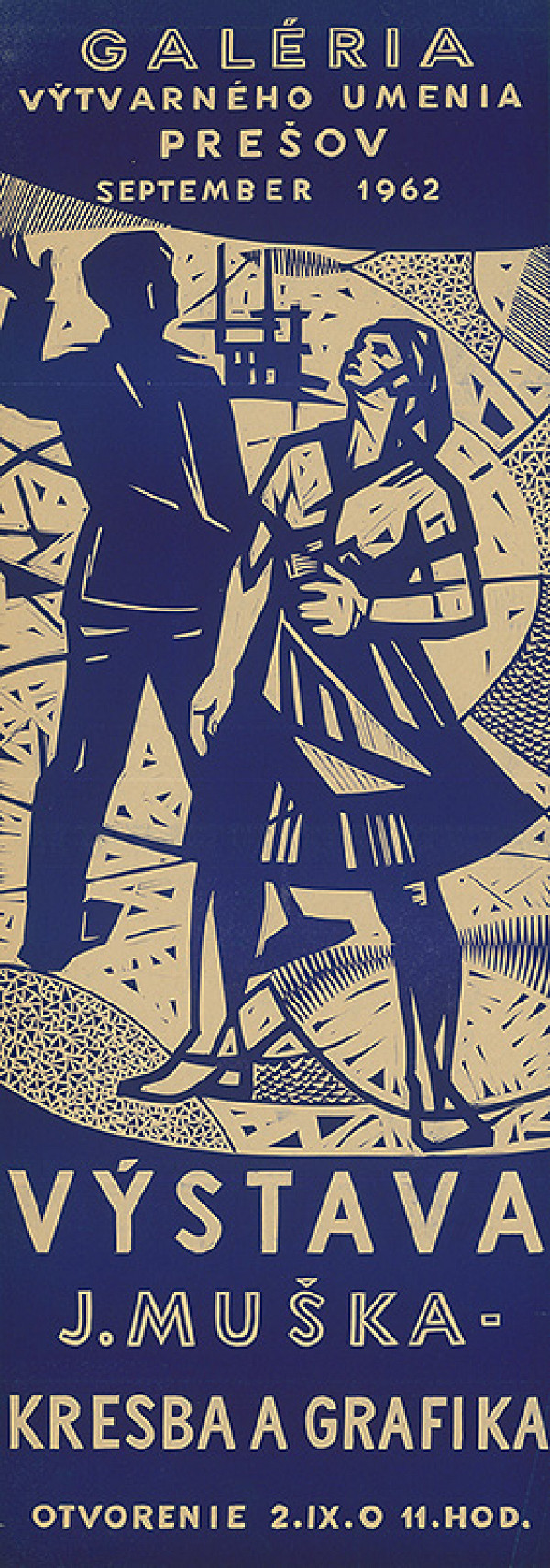 Slovenský autor – Kresba,grafika - J.Muška 