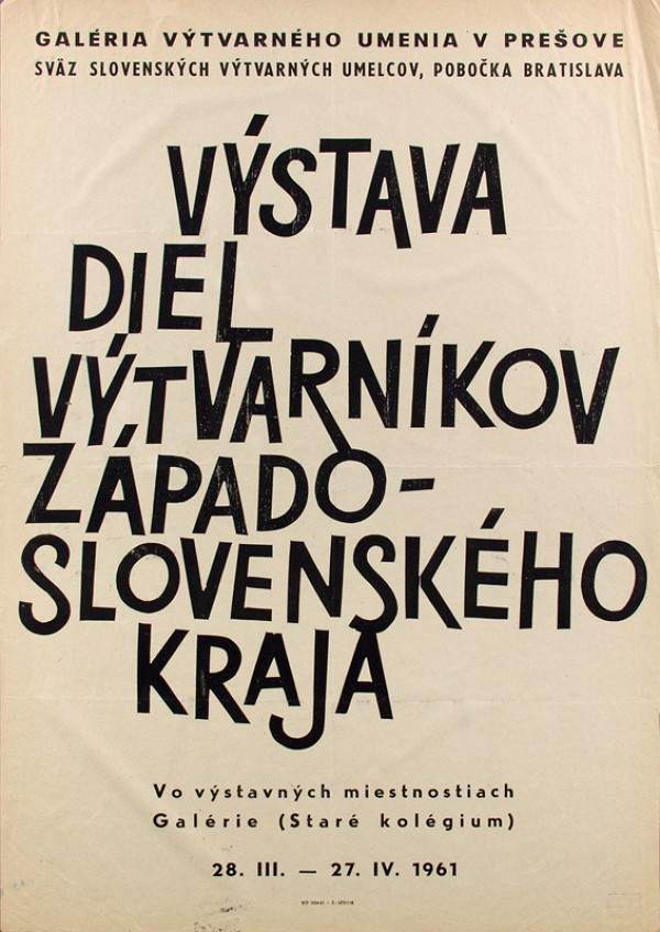 Slovenský autor – Výstava diel výtvarníkov Západoslovenského kraja 
