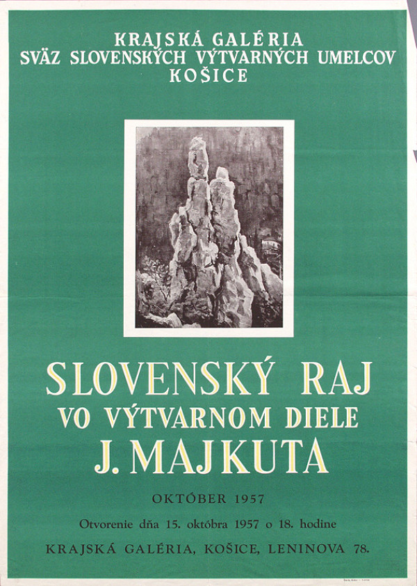 Slovenský autor – Slovenský Raj vo výtvarnom diele J.Majkuta 