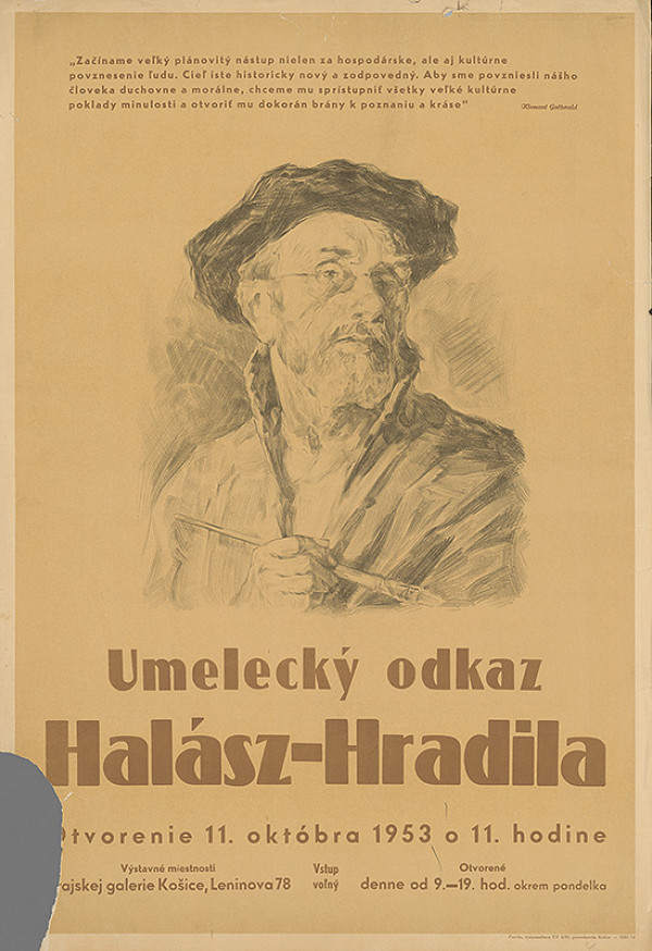 Košický autor – Umelecký odkaz Halász -Hradila 