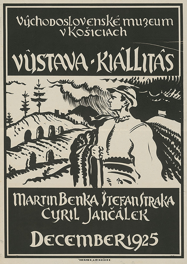 Martin Benka – Výstava - Martin Benka,Štefan Straka,Cyril Jančálek