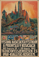Neznámy autor – Výstava hasičských výstrojov a priemyslu v Košiciach. Tűzoltófelszerelések és ipar-kiállitás Košicén 