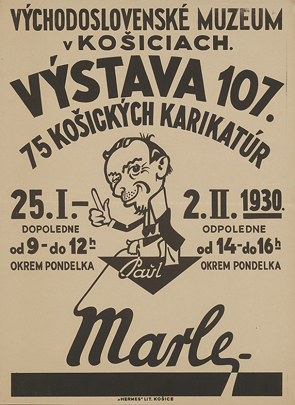 Neznámy autor – Výstava košických karikatúr 