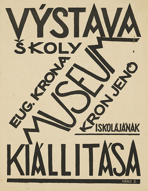 B. Marko – Výstava školy Eugena Króna 
