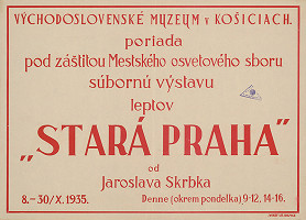 Košický autor – Jaroslav Skrbek - Stará Praha - lepty 