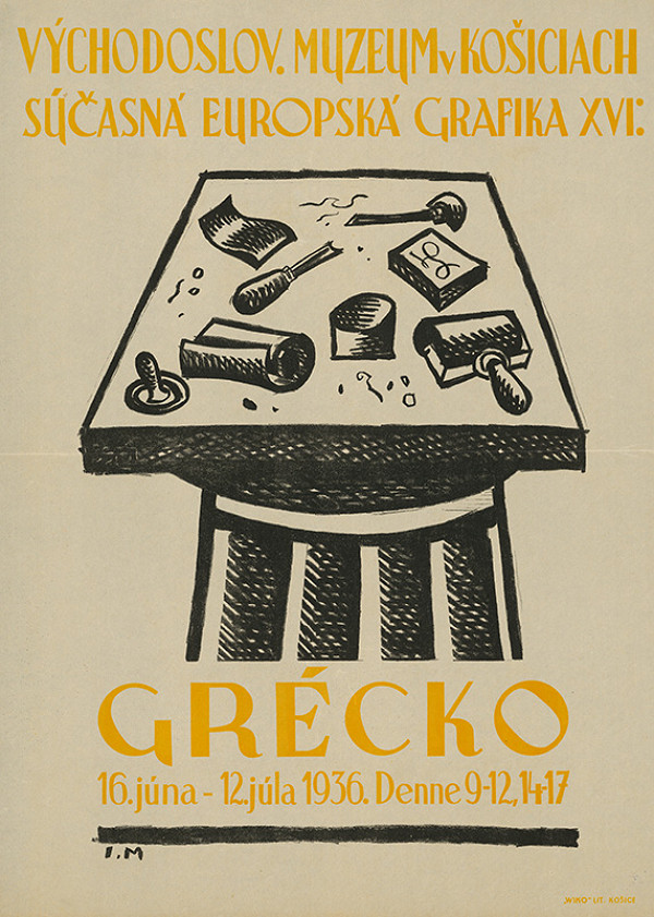 Slovenský grafik I.M. – Súčasná európska grafika XVI Grécko 