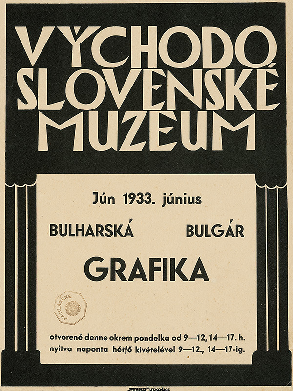 Košický autor – Bulharská grafika 