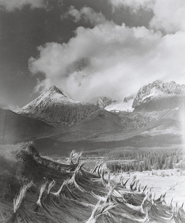 Karel Plicka – Vysoké Tatry-Sušenie ľanu, Štôla 