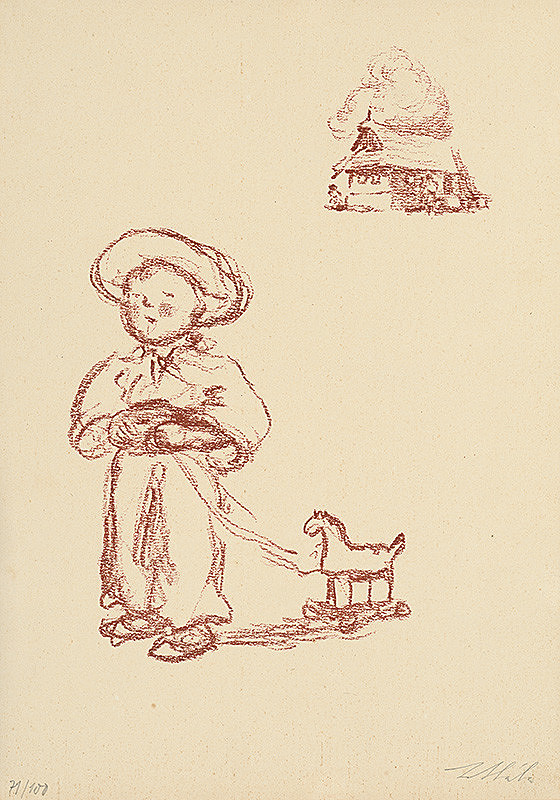 Jan Hála – Chlapec s koníkom 