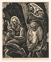 Július Szabó – Ženy s drevom 