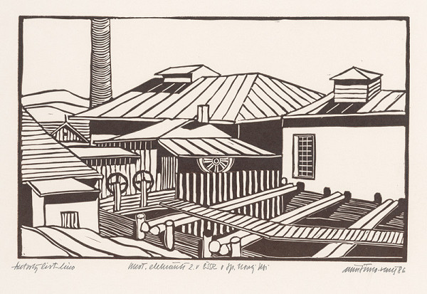 Ján Šimo-Svrček – Mestská elektráreň v Spišskej Novej Vsi 