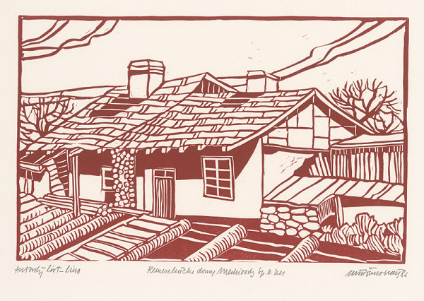 Ján Šimo-Svrček – Remeselnícke domy Medzivody 