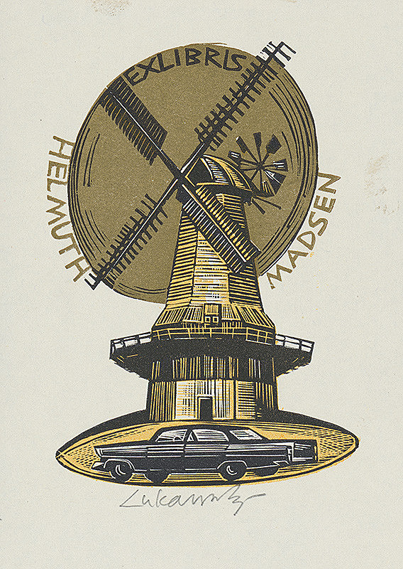 Jaroslav Lukavský – Ex libris Helmuth Madsen 