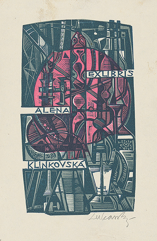 Jaroslav Lukavský – Ex libris Aleny Klinkovskej 