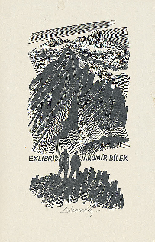 Jaroslav Lukavský – Ex libris Jaromíra Bílka 