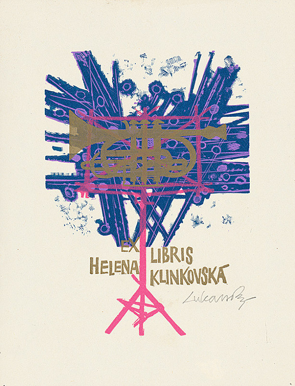Jaroslav Lukavský – Ex libris Heleny Klinkovskej 