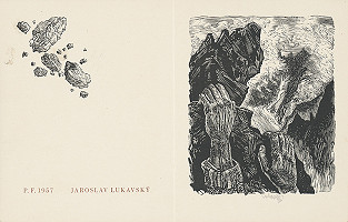 Jaroslav Lukavský – Vlastná novoročenka 1957 