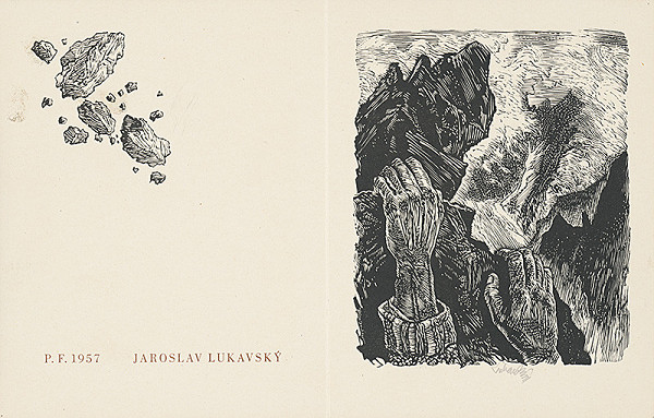 Jaroslav Lukavský – Vlastná novoročenka 1957 