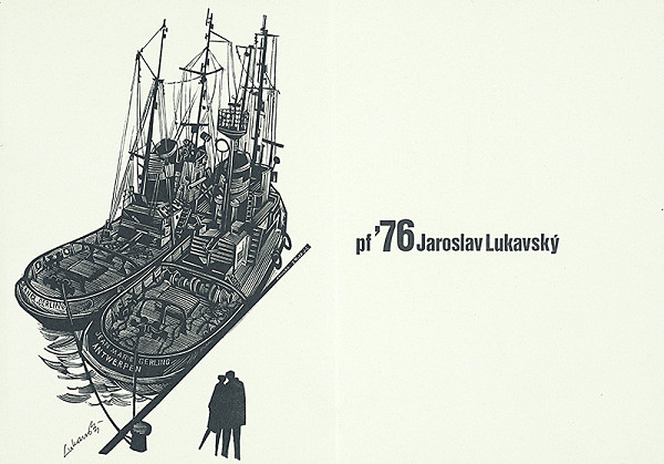 Jaroslav Lukavský – Vlastná novoročenka 1976 