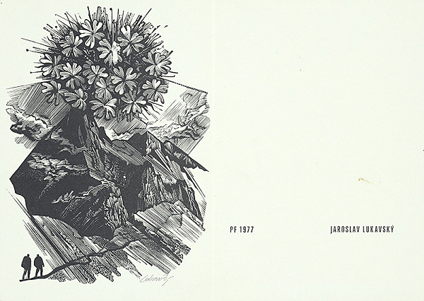 Jaroslav Lukavský – Vlastná novoročenka 1977 