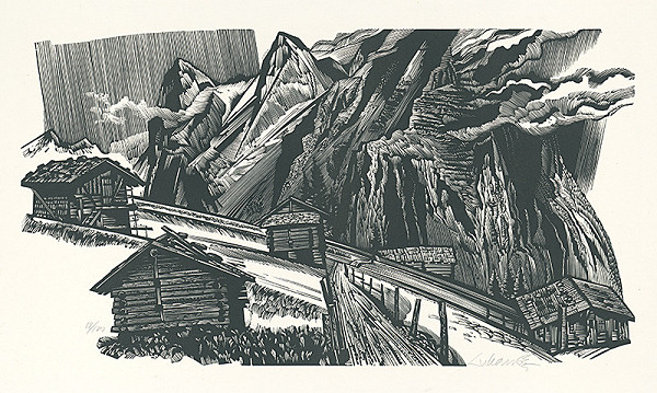 Jaroslav Lukavský – Horská krajina 