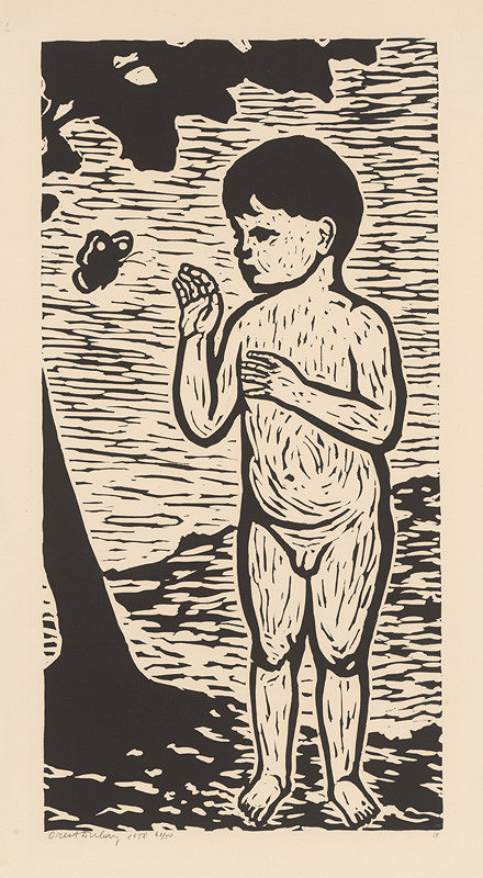 Orest Dubay – Chlapec s motýľom 