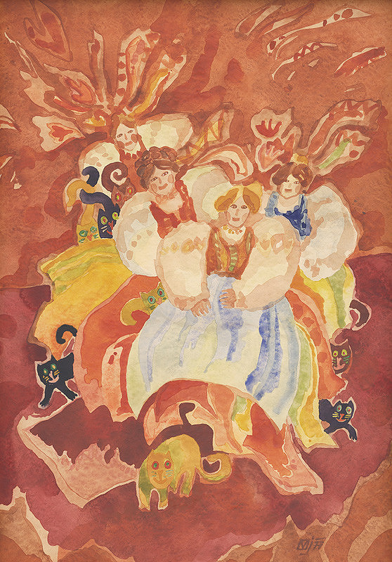 Věruna Melčáková-Juneková – Pred čepčením 