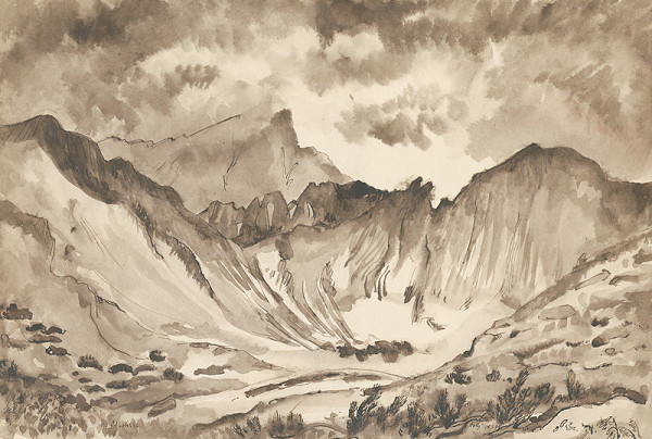 Anton Hollý – Tatry - Zo Soliska 