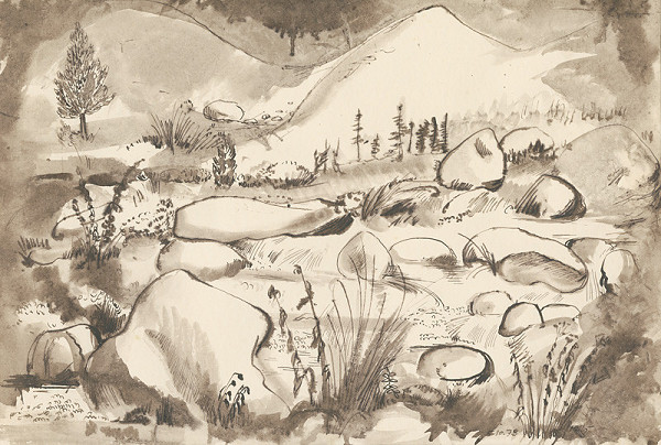 Anton Hollý – Tatranský potok 