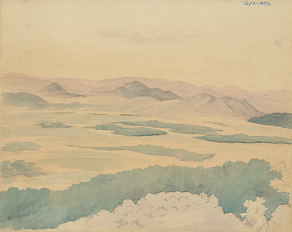 Slovenský kresliar z 3. štvrtiny 19. storočia – Pahorkatá krajina 