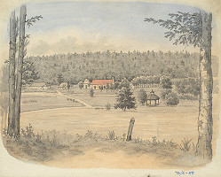 Slovenský kresliar z 3. štvrtiny 19. storočia – Kúpele Cemjata pri Prešove 