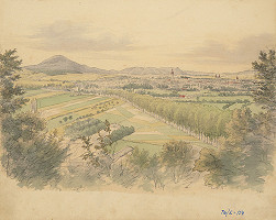 Slovenský kresliar z 3. štvrtiny 19. storočia – Panoráma Prešova 