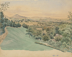 Slovenský kresliar z 3. štvrtiny 19. storočia – Pohľad na Prešov 