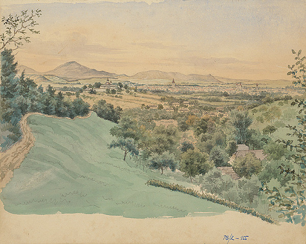 Slovenský kresliar z 3. štvrtiny 19. storočia – Pohľad na Prešov 