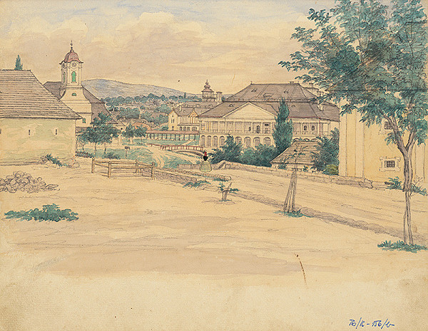 Slovenský kresliar z 3. štvrtiny 19. storočia – Pohľad na Solivar 