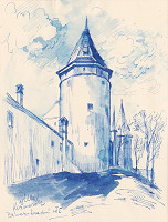 Josef Olexa – Hradná veža v Kežmarku 