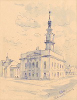 Josef Olexa – Radnica v Kežmarku 