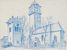 Josef Olexa – Kostol a zvonica v Poprade 