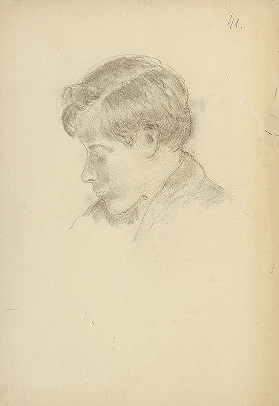 Andor Borúth – Portrét chlapca 