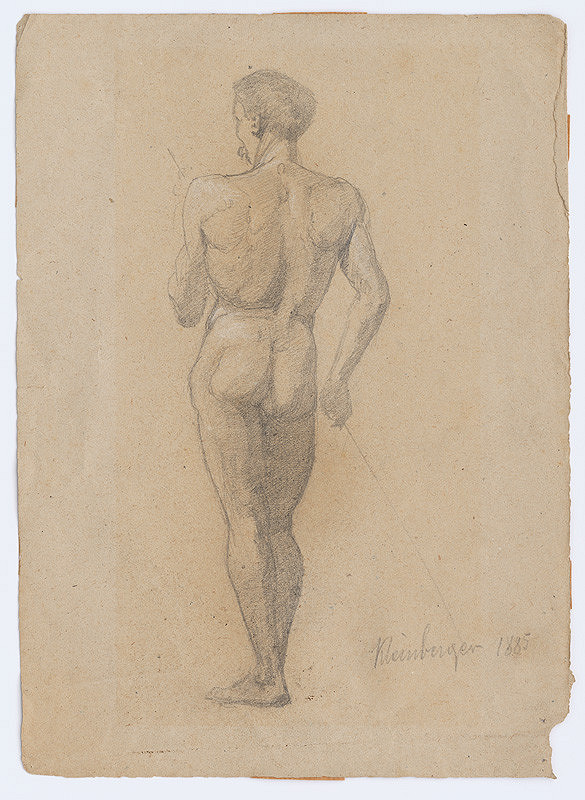 Ferdinand Katona – Mužský akt odzadu II. 