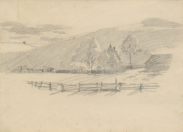 Ferdinand Katona – Krajina s kostolíkom 