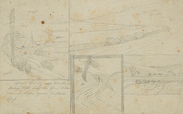 Ferdinand Katona – Kompozičné náčrty krajín 