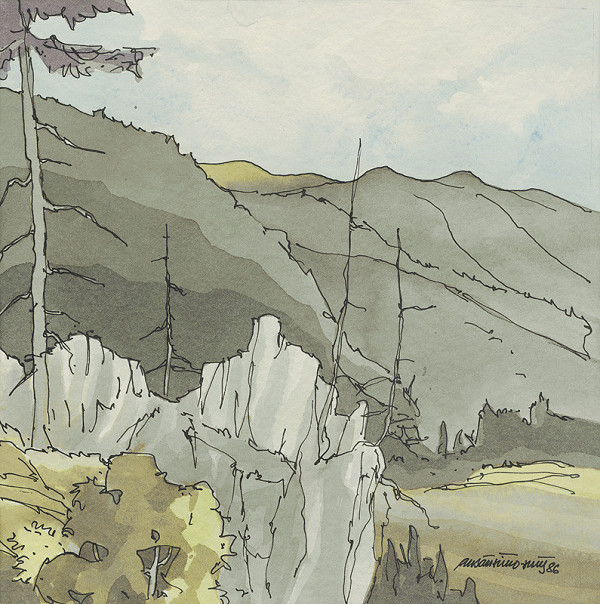 Ján Šimo-Svrček – Panoráma Slovenského raja 