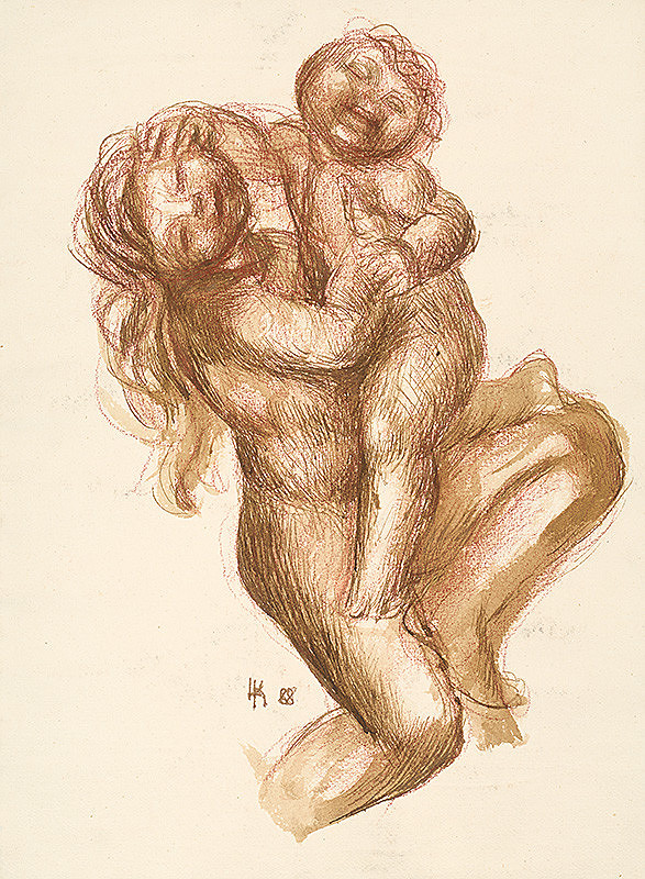 Ladislav Kacvinský – Žena s dieťaťom II. 