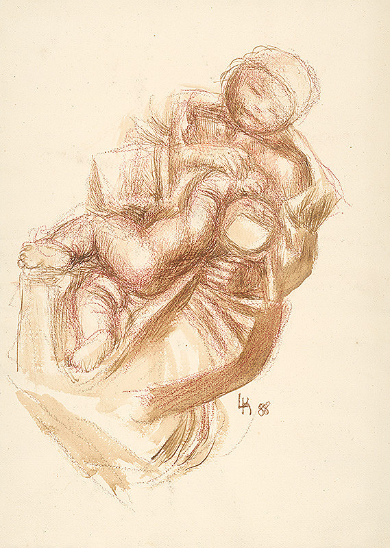 Ladislav Kacvinský – Matka s dieťaťom III. 