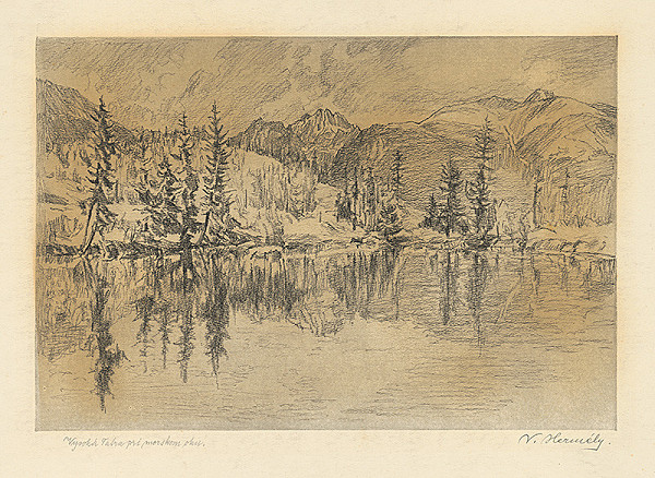 Viktor Hermély – Pohľad na Vysokú 