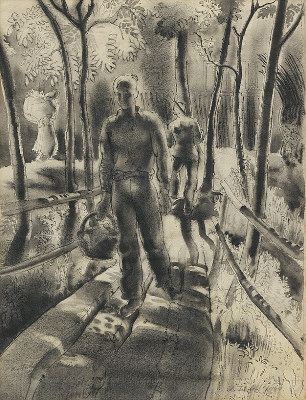 Ľudovít Feld – Cez potok 