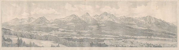 Viliam Forberger – Tatry od Lučivnej 