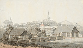 Václav Merklas – Pohľad na Levoču 